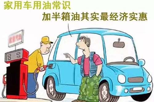 小汽车剩多少油加好