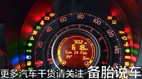 汽车剩余多少灯会亮