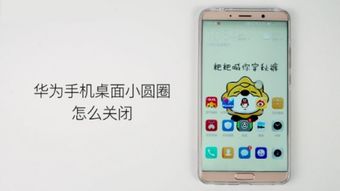 华为手机小圈怎么取消